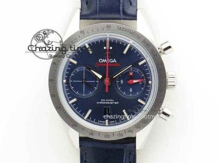 0322 2018 Seamaster Diver 300M RG Blue Ceramic VSF 1:1 Best Edition Blue Dial on Blue Rubber Strap A WeatherProof 7914